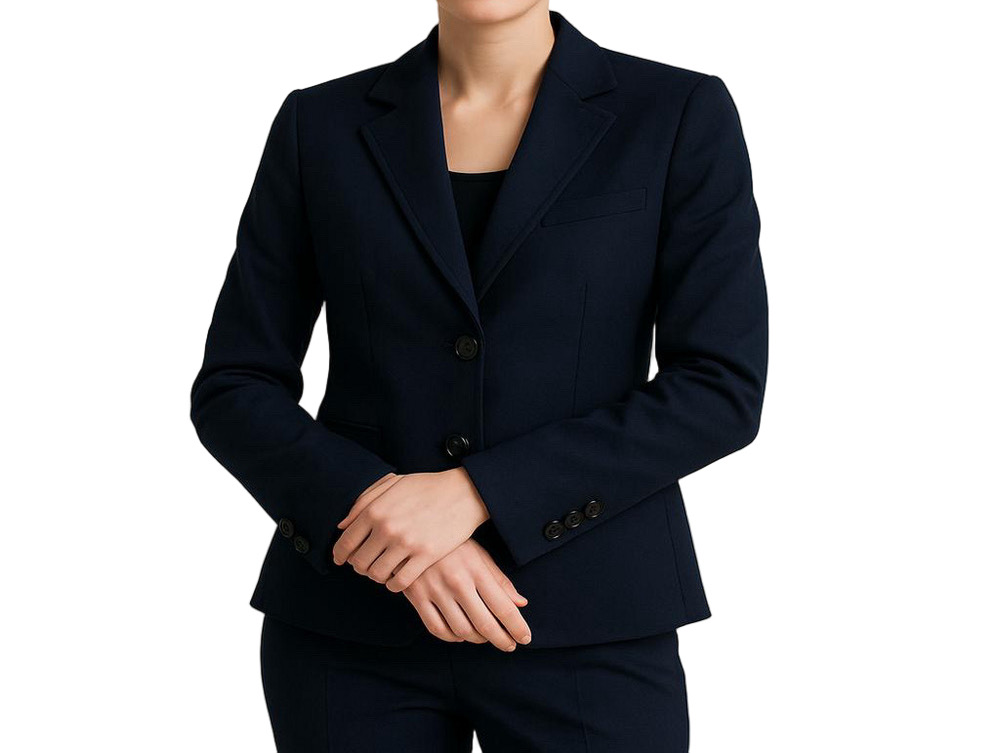 Theory Navy Blue Button Jacket Size 10